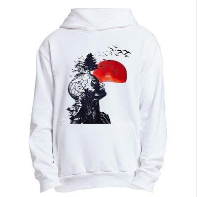 Hangover Human Tree Graphic Urban Pullover Hoodie