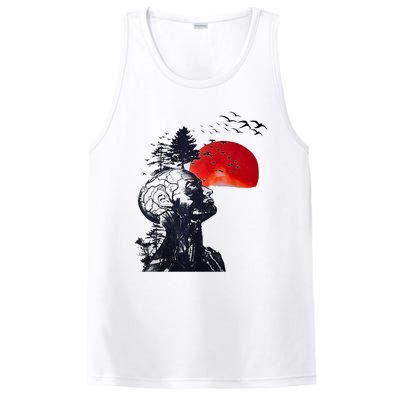 Hangover Human Tree Graphic PosiCharge Competitor Tank