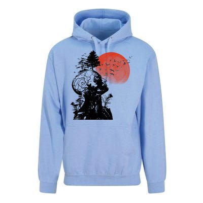 Hangover Human Tree Graphic Unisex Surf Hoodie