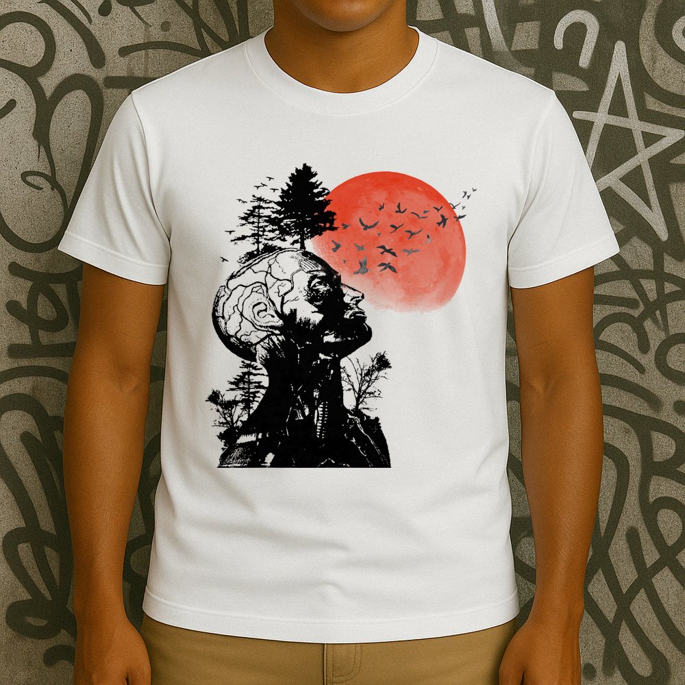 Hangover Human Tree Graphic T-Shirt
