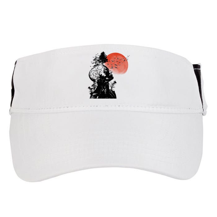 Hangover Human Tree Graphic Adult Drive Performance Visor