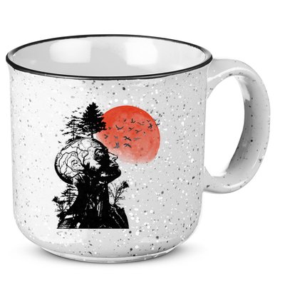 Hangover Human Tree Graphic 15oz Campfire Ceramic Mug