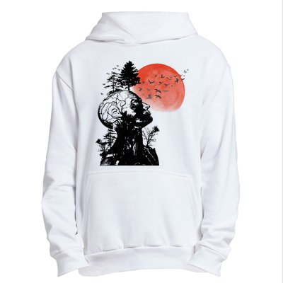 Hangover Human Tree Graphic Urban Pullover Hoodie