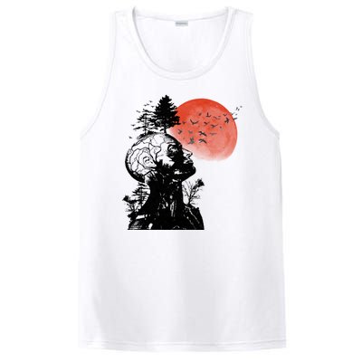 Hangover Human Tree Graphic PosiCharge Competitor Tank