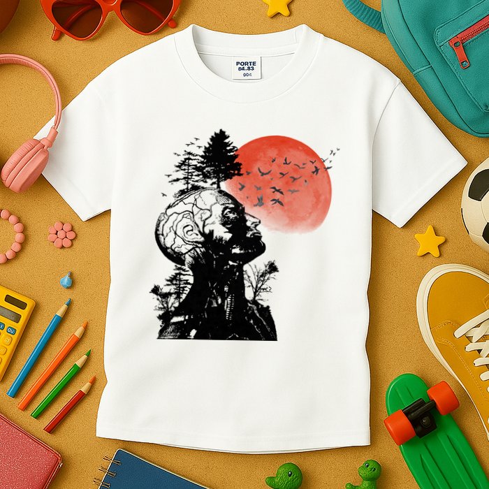 Hangover Human Tree Graphic Kids T-Shirt