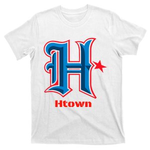 Houston Htown The H Hustle Town Houston Texas 713 T-Shirt