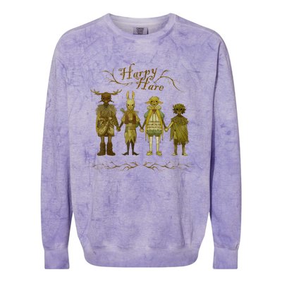 Harpy Hare Tell Me So I Say V2 Colorblast Crewneck Sweatshirt