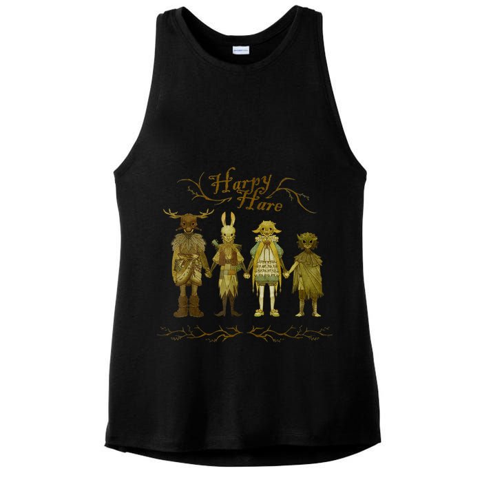 Harpy Hare Tell Me So I Say V2 Ladies PosiCharge Tri-Blend Wicking Tank