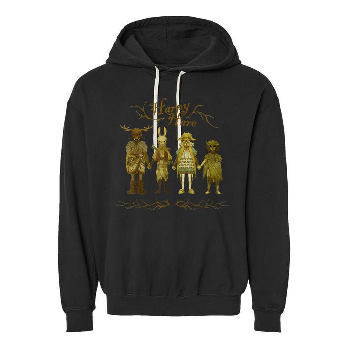 Harpy Hare Tell Me So I Say V2 Garment-Dyed Fleece Hoodie