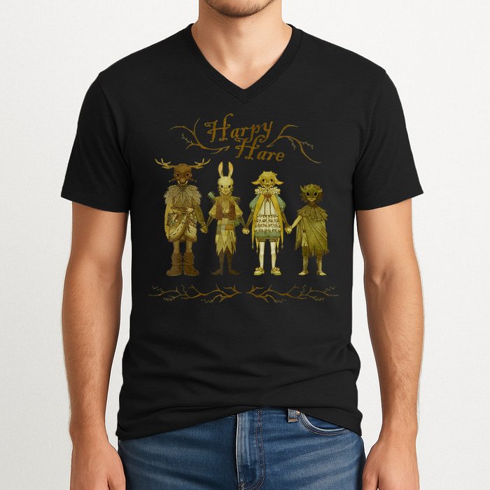 Harpy Hare Tell Me So I Say V2 V-Neck T-Shirt