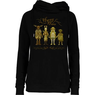 Harpy Hare Tell Me So I Say V2 Womens Funnel Neck Pullover Hood