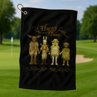 Harpy Hare Tell Me So I Say V2 Golf Towel