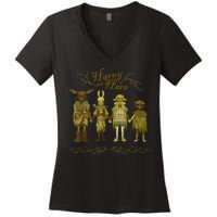 Harpy Hare Tell Me So I Say V2 Women's V-Neck T-Shirt