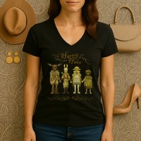 Harpy Hare Tell Me So I Say V2 Women's V-Neck T-Shirt