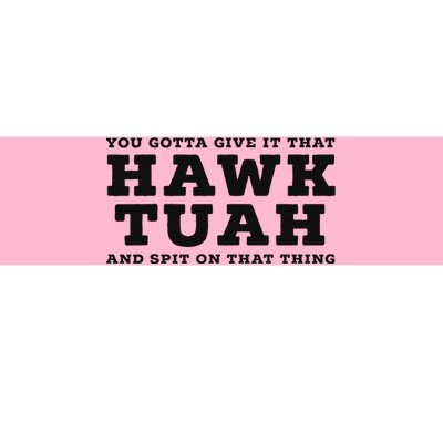 Hilarious Hawk Tuah Girl Meme Design Bumper Sticker