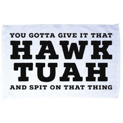 Hilarious Hawk Tuah Girl Meme Design Microfiber Hand Towel