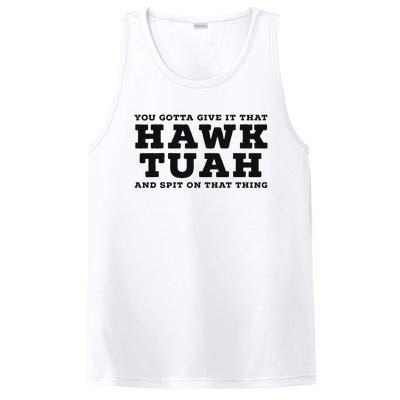 Hilarious Hawk Tuah Girl Meme Design PosiCharge Competitor Tank