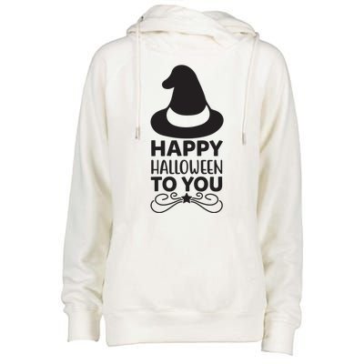 Happy Halloween To You Womens Funnel Neck Pullover Hood