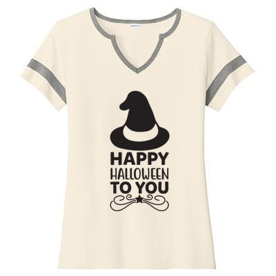 Happy Halloween To You Ladies Halftime Notch Neck Tee