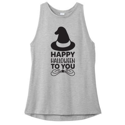 Happy Halloween To You Ladies PosiCharge Tri-Blend Wicking Tank