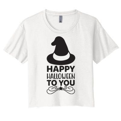 Happy Halloween To You Women's Crop Top Tee