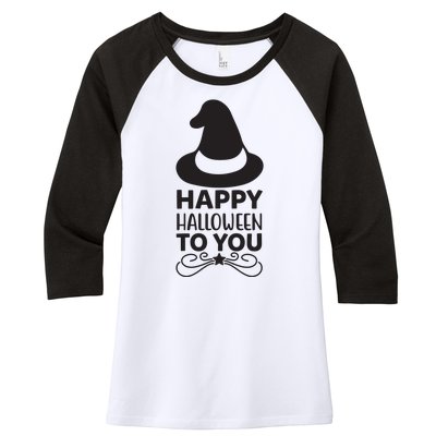 Happy Halloween To You Women's Tri-Blend 3/4-Sleeve Raglan Shirt