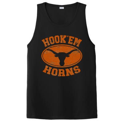 Hook’Em Horns Texas State Proud Texans Orange PosiCharge Competitor Tank