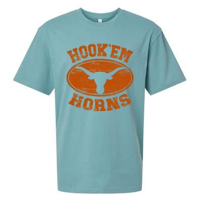 Hook’Em Horns Texas State Proud Texans Orange Sueded Cloud Jersey T-Shirt