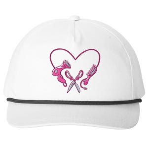 Hairdresser Heart Tools Snapback Five-Panel Rope Hat