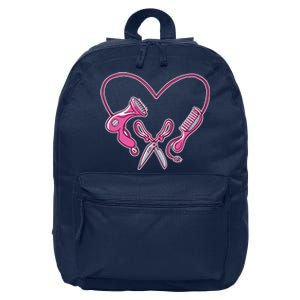 Hairdresser Heart Tools 16 in Basic Backpack