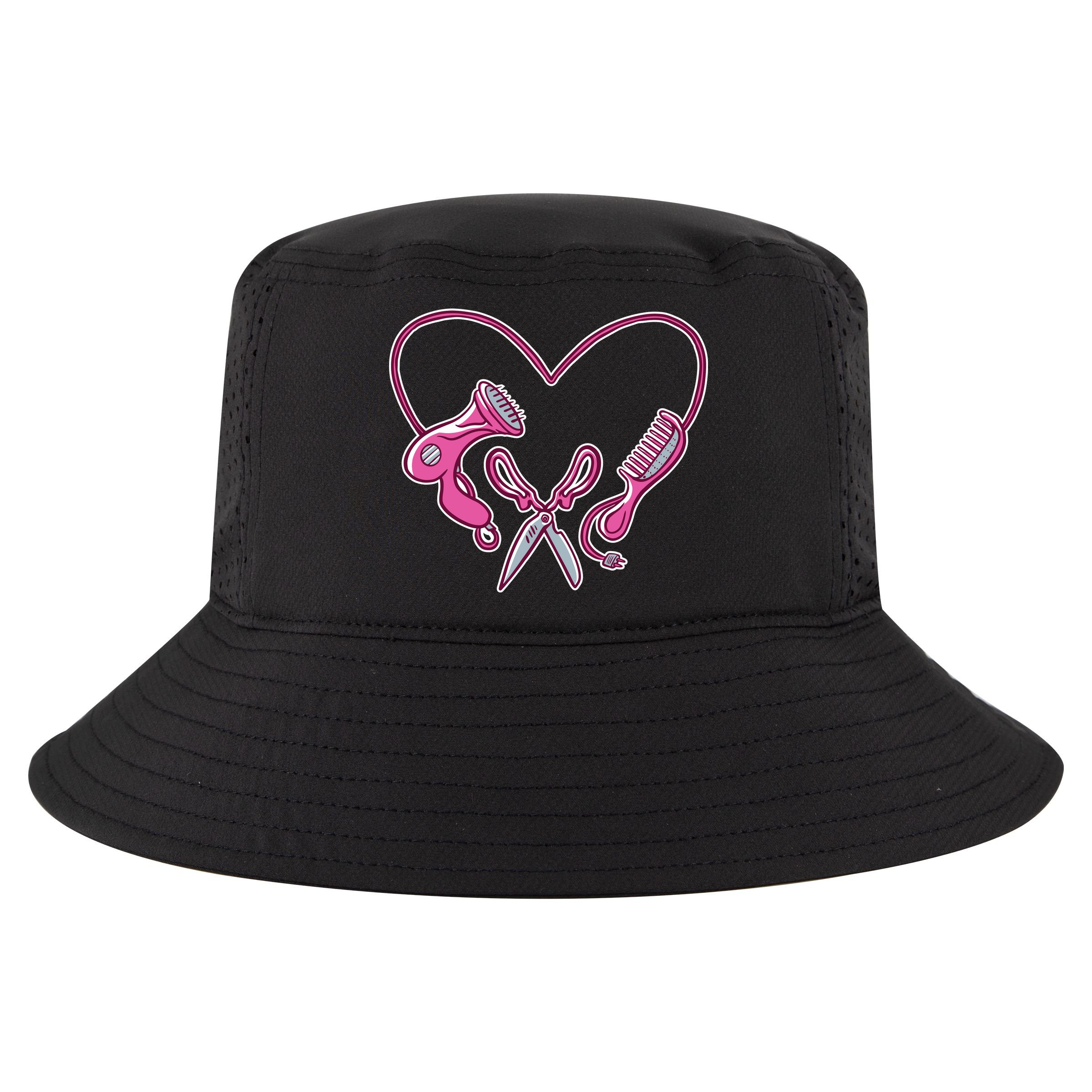Hairdresser Heart Tools Cool Comfort Performance Bucket Hat