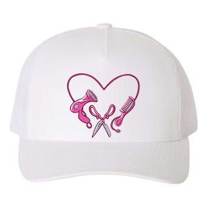 Hairdresser Heart Tools Yupoong Adult 5-Panel Trucker Hat