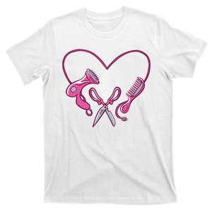 Hairdresser Heart Tools T-Shirt