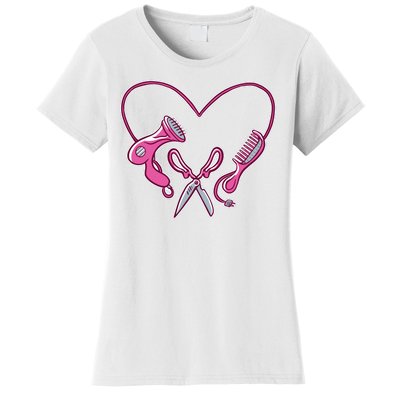 Hairdresser Heart Tools Women's T-Shirt