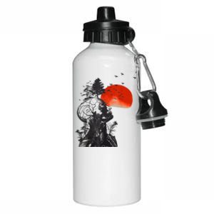 Hangover Human Tree Surreal Artistic Sunset Aluminum Water Bottle