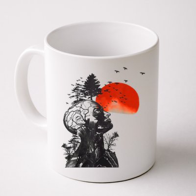 Hangover Human Tree Surreal Artistic Sunset Coffee Mug