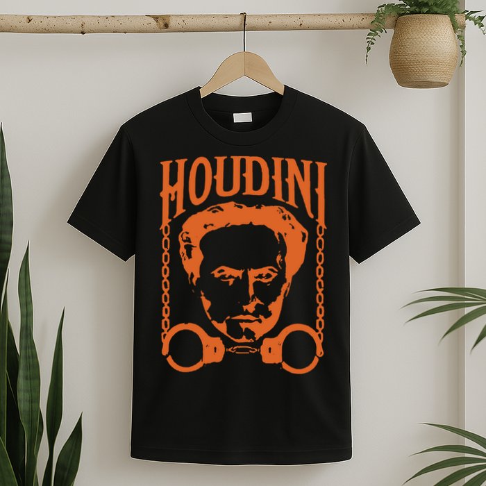 Harry Houdini T Shirt Vintage Harry Houdini T Shirt T-Shirt