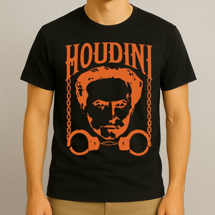 Harry Houdini T Shirt Vintage Harry Houdini T Shirt T-Shirt