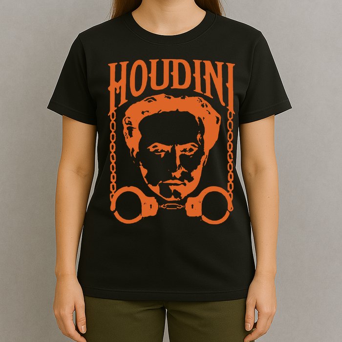 Harry Houdini T Shirt Vintage Harry Houdini T Shirt T-Shirt