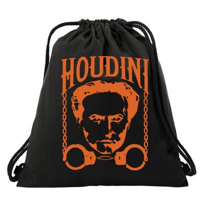 Harry Houdini T Shirt Vintage Harry Houdini T Shirt Drawstring Bag