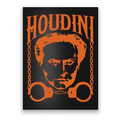 Harry Houdini T Shirt Vintage Harry Houdini T Shirt Poster