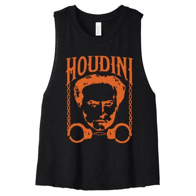 Harry Houdini T Shirt Vintage Harry Houdini T Shirt Women's Racerback Cropped Tank