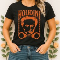 Harry Houdini T Shirt Vintage Harry Houdini T Shirt Womens T-Shirt