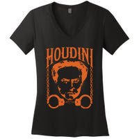 Harry Houdini T Shirt Vintage Harry Houdini T Shirt Women's V-Neck T-Shirt