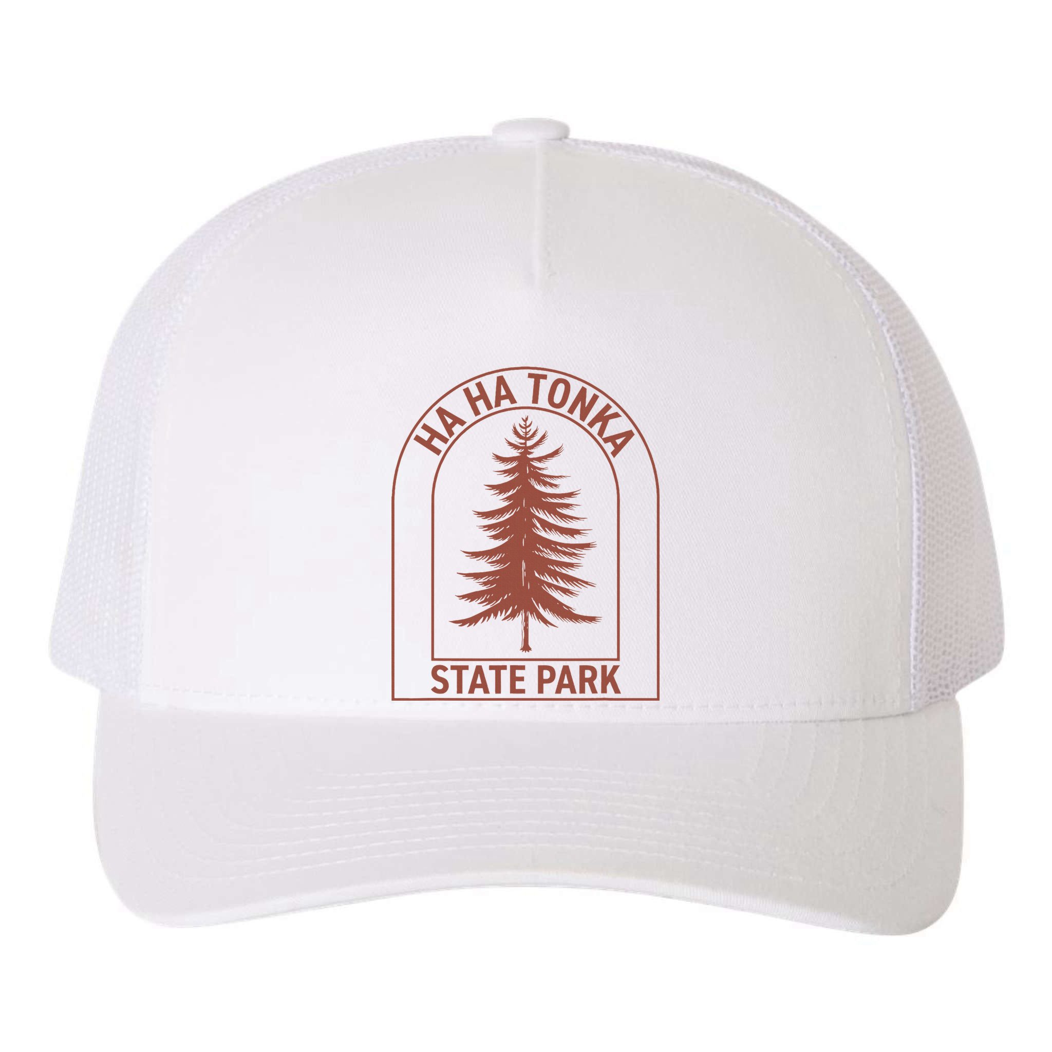 Ha Ha Tonka State Park Missouri Vintage Tree Yupoong Adult 5-Panel Trucker Hat