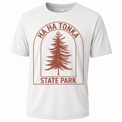 Ha Ha Tonka State Park Missouri Vintage Tree Performance Shirt