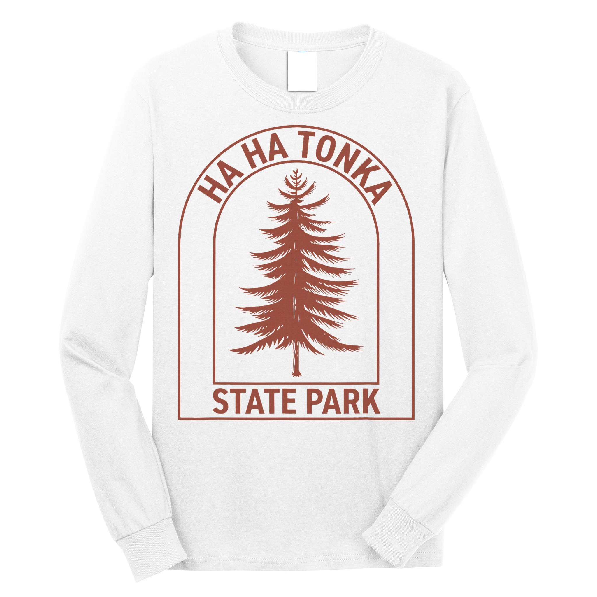 Ha Ha Tonka State Park Missouri Vintage Tree Long Sleeve Shirt