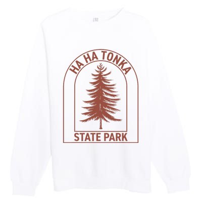 Ha Ha Tonka State Park Missouri Vintage Tree Premium Crewneck Sweatshirt