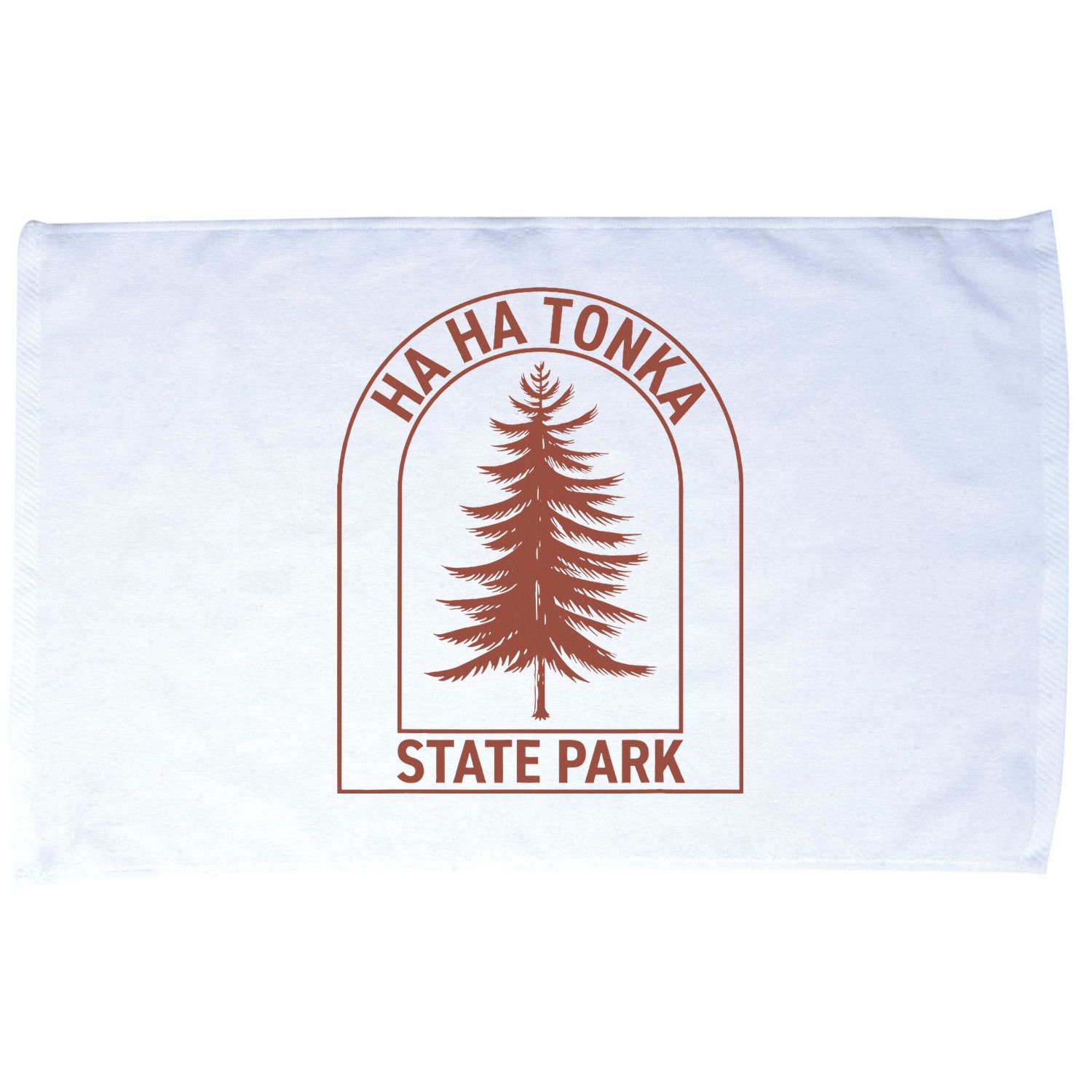 Ha Ha Tonka State Park Missouri Vintage Tree Microfiber Hand Towel