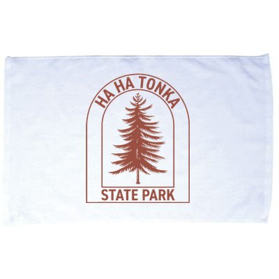 Ha Ha Tonka State Park Missouri Vintage Tree Microfiber Hand Towel